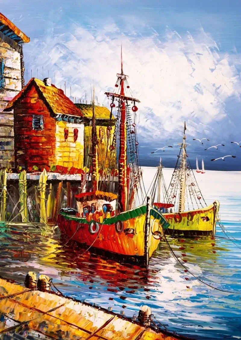 Puzzle Le Port Orange - 500 à 999 pièces from Art Puzzle – box 1 of 2