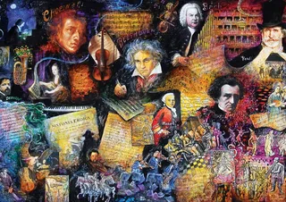 Puzzle Les Doyens de la Musique - 500 à 999 pièces de Art Puzzle – boîte 1 sur 2
