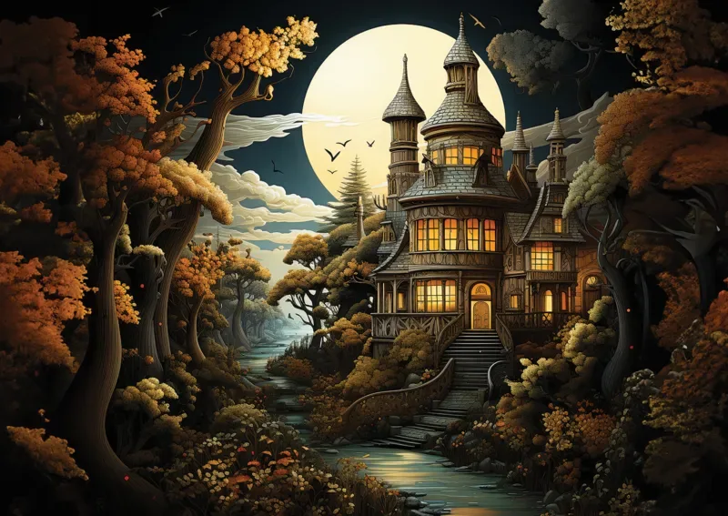 Puzzle Maison Rococo - 2000 pièces van Art Puzzle – doos