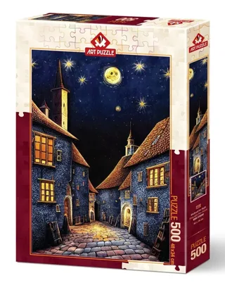 Puzzle Nuit à l'Auberge Médiévale - 500 à 999 pièces van Art Puzzle – doos 2 van 2