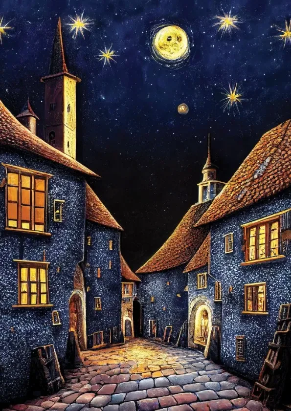 Puzzle Nuit à l'Auberge Médiévale - 500 à 999 pièces van Art Puzzle – doos 1 van 2