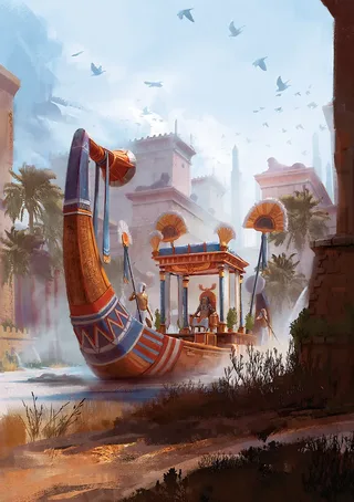Puzzle Péniche Pharaonique - 1000 pièces van Art Puzzle – doos 1 van 2