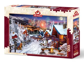Puzzle Plaisirs d'Hiver - 1000 pièces van Art Puzzle – doos 2 van 2