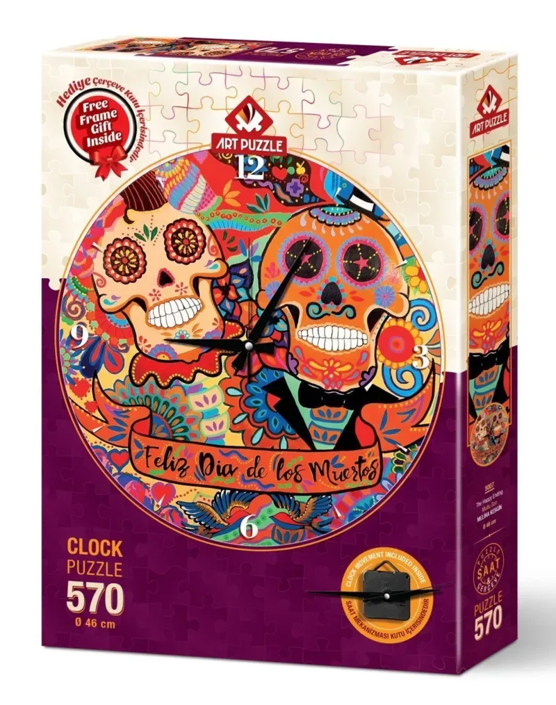 Puzzle Puzzle Horloge - Fin Heureuse - 500 à 999 pièces van Art Puzzle – doos 2 van 2