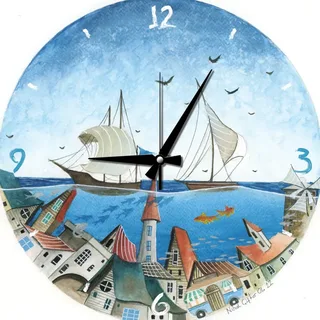 Puzzle Puzzle Horloge - Ville Acquatique - 500 à 999 pièces från Art Puzzle – kartong 1 av 2