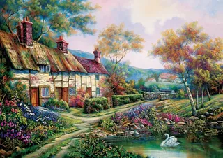 Puzzle Spring Garden - 1500 pièces from Art Puzzle – box 1 of 2