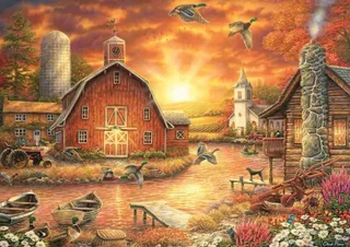Puzzle Un Nouveau Jour - 3000 pièces van Art Puzzle – doos 1 van 2