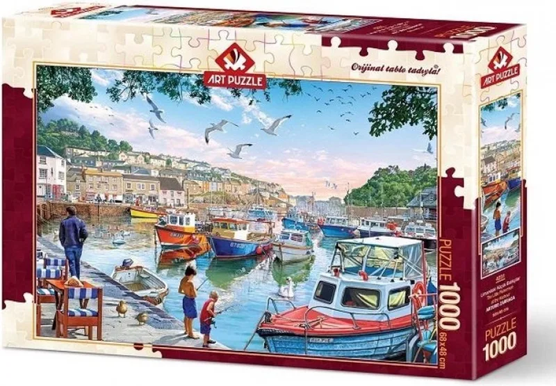 The Little Fishermann Puzzel 1000 Stukjes from Art Puzzle, Multicolour edition – box