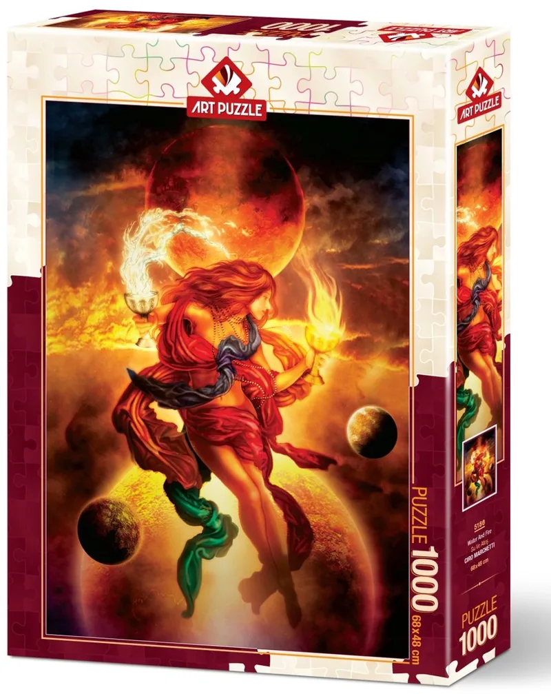 Water and Fire legpuzzel 1000 stukjes from Art Puzzle, Multicolour edition – box