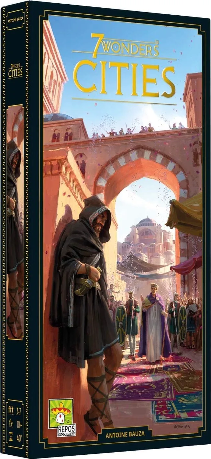 7 Wonders - Cities Uitbreiding: Strategisch Bordspel voor 3-7 Spelers from Asmodee – box