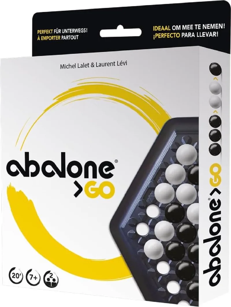Abalone Go reisspel - 2 spelers - strategisch spel fra Asmodee – æske
