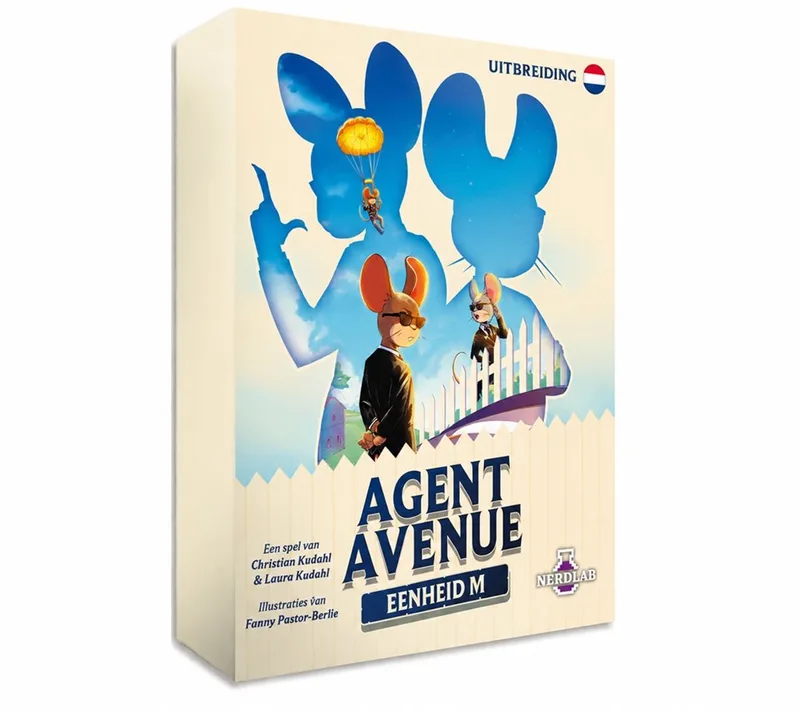Agent Avenue uitbreiding Eenheid M kaartspel kinderen. fra Asmodee, Meerkleurig-udgave – æske