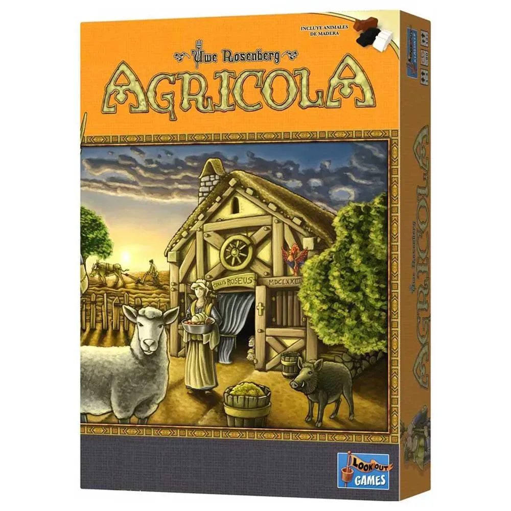 Agricola Brætspil Spansk Version fra Asmodee – æske