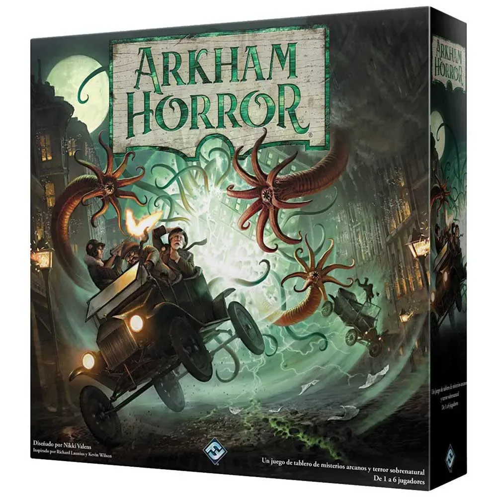 Arkham Horror Derde Editie Bordspel Spaans från Asmodee – kartong