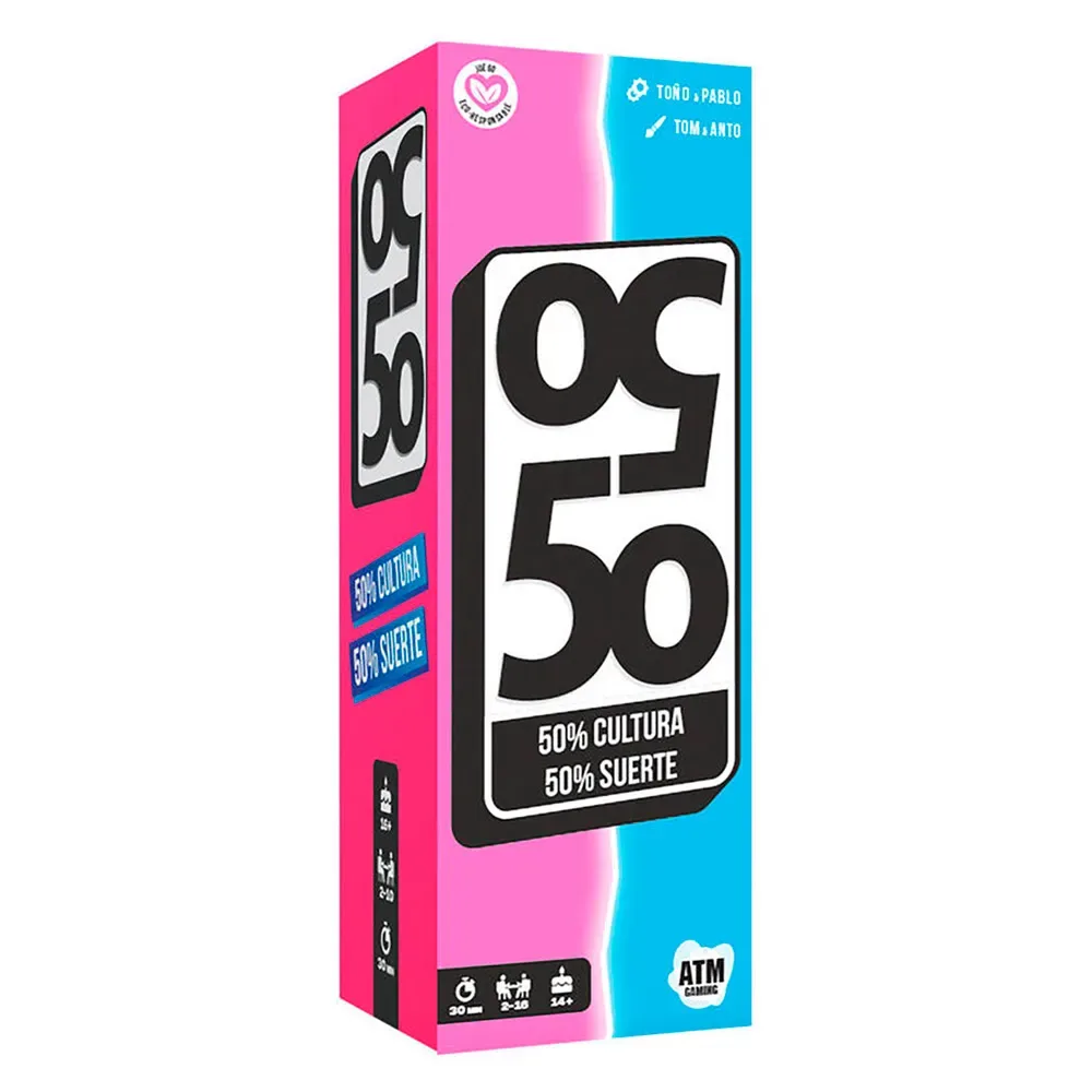 Asmodee 50 50 från Asmodee – kartong