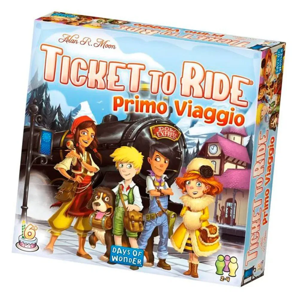Aventureros Al Tren El Primer Viaje från Asmodee – kartong