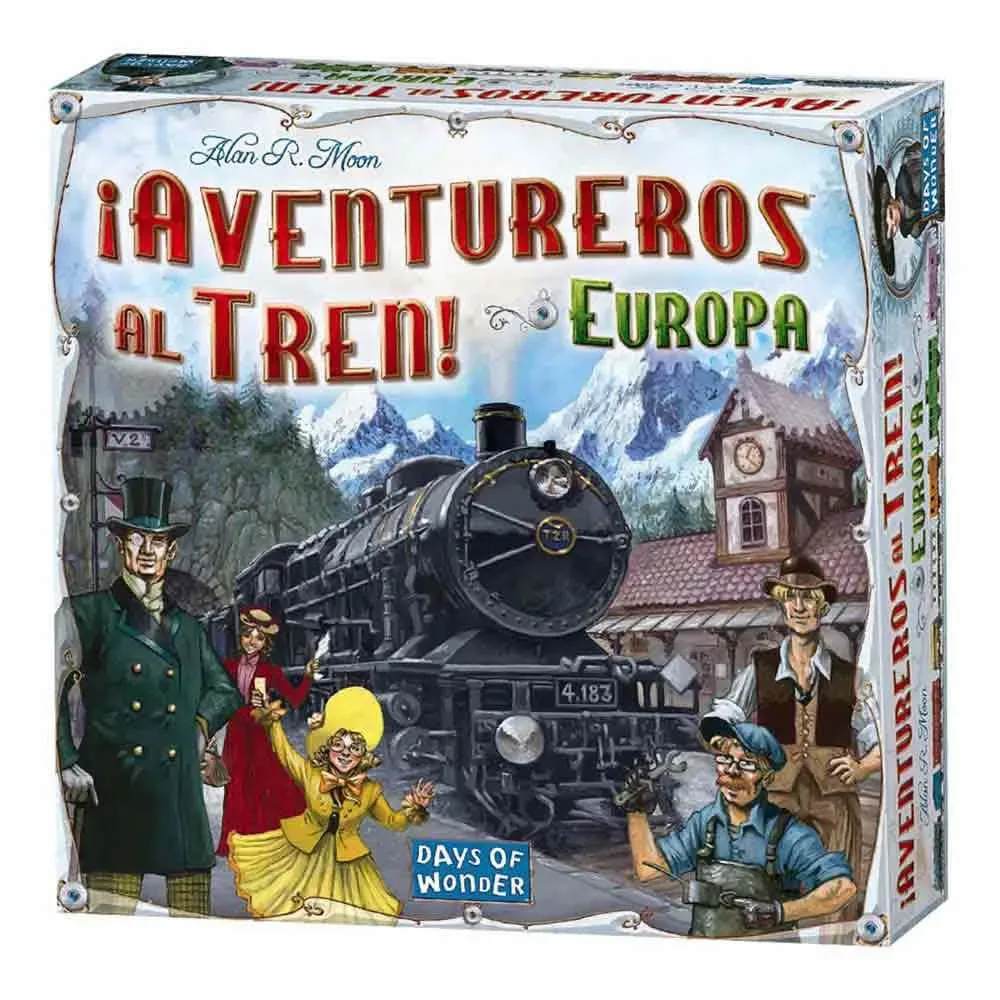 ¡aventureros Al Tren! Europa från Asmodee – kartong