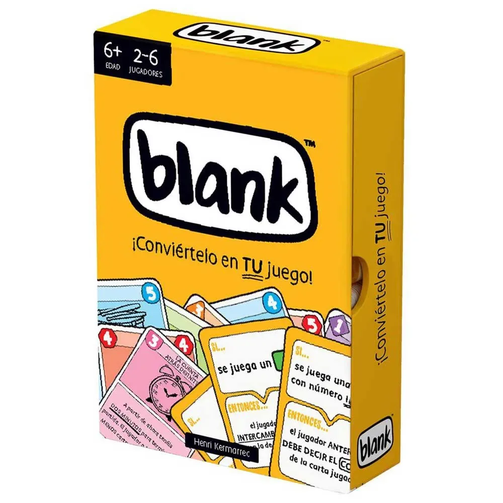 Blank Bordspel Spaanse Versie från Asmodee – kartong