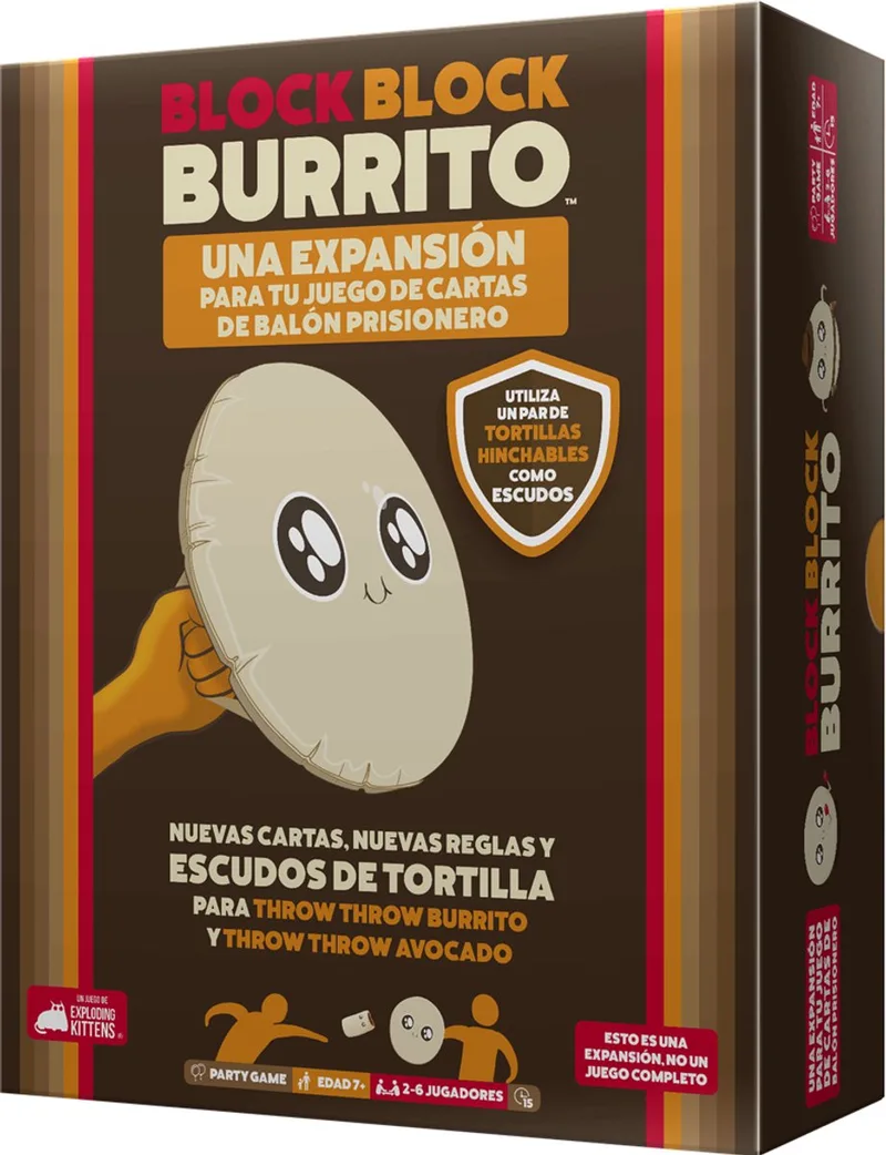 Block Block Burrito Uitbreiding: Tortilla Schild voor Spel from Asmodee – box 1 of 3