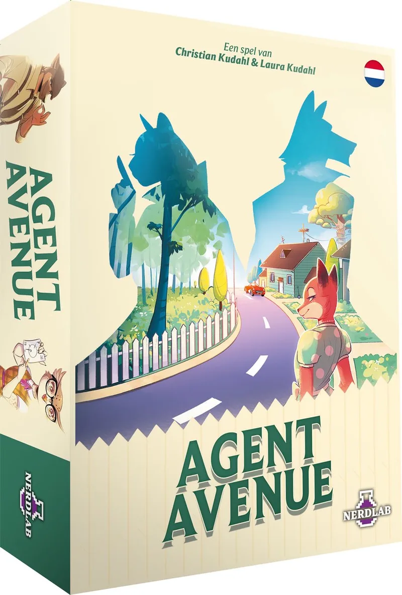 bordspel Agent Avenue strategie spel voor kinderen. from Asmodee – box