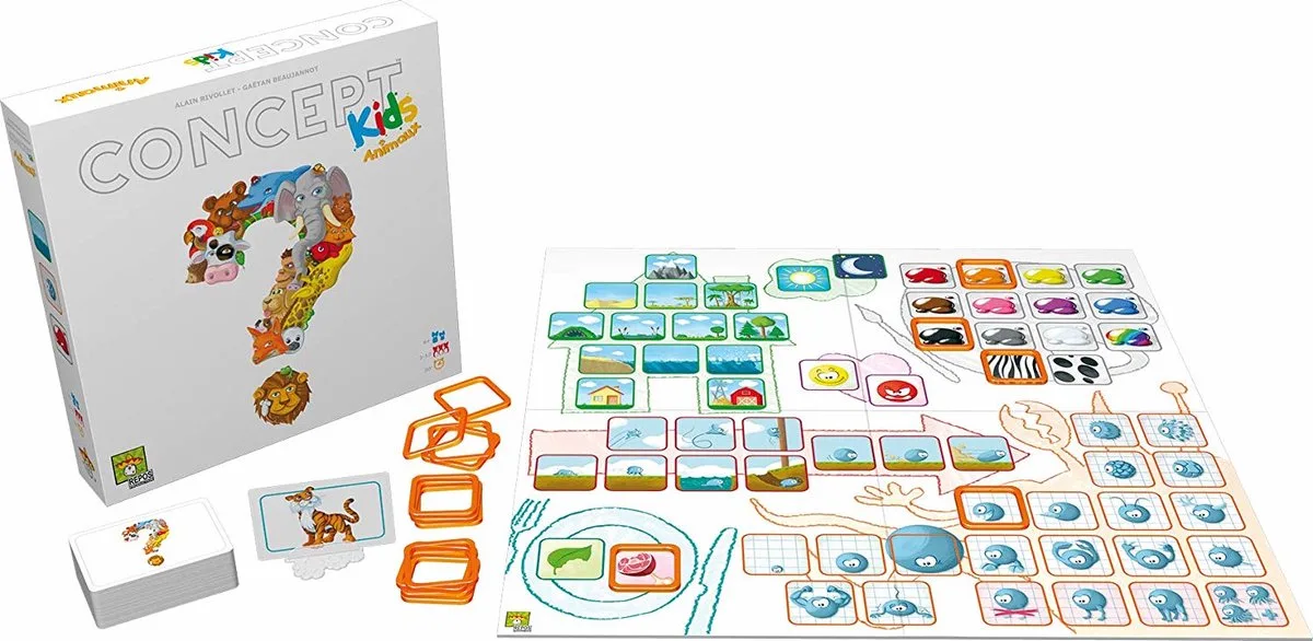 Bordspel Asmodee Concept kids van Asmodee – doos