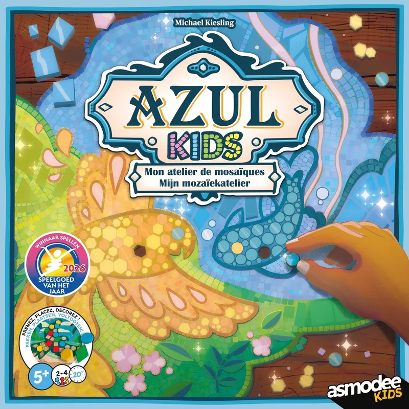 bordspel Azul Kids mozaïekspel voor kinderen. from Asmodee, Meerkleurig edition – box