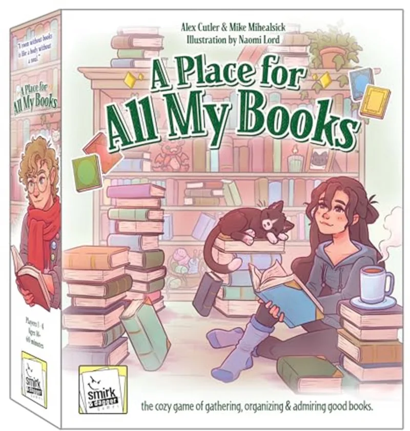 bordspel boekenspel strategie voor boekenliefhebbers 1-4 spelers. van Asmodee – doos