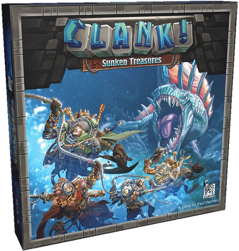 bordspel Clank! Sunken Treasures uitbreiding avontuur. from Asmodee – box