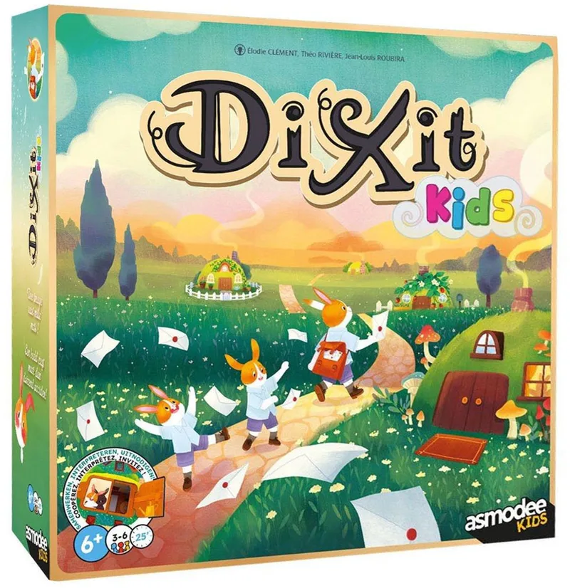 bordspel Dixit Kids coöperatief gezelschapsspel voor kinderen. from Asmodee – box