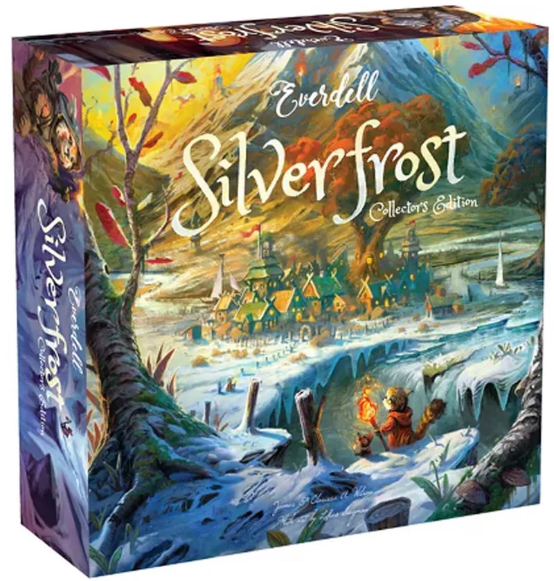 bordspel Everdell Silverfrost Essentials Edition strategie. de Asmodee – boîte