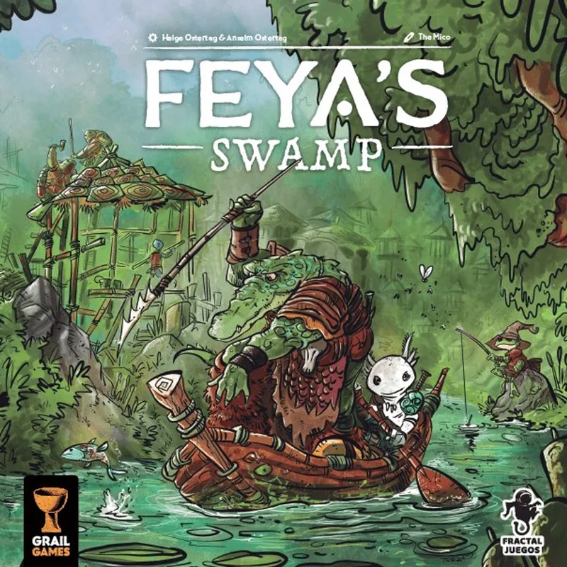 bordspel Feya's Swamp strategisch spel voor 2-4 spelers. fra Asmodee – æske