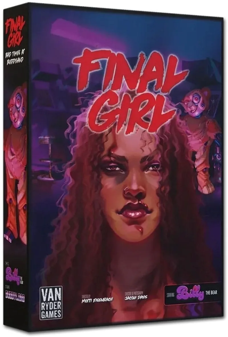 bordspel Final Girl Bad Times at Buddyland horror spel 2-6 spelers. from Asmodee – box