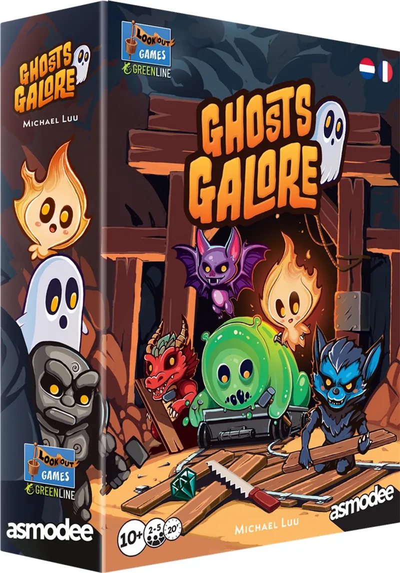 bordspel Ghosts Galore strategisch familiespel karton. from Asmodee – box