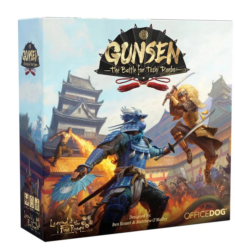 bordspel Gunsen: The Battle for Toshi Ranbo strategie spel 2-6 spelers. från Asmodee, utgåva Meerkleurig – kartong