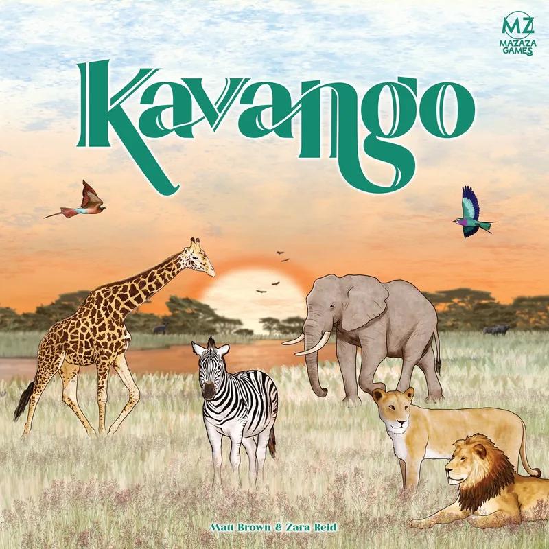 bordspel Kavango - educatief natuurspel Zuidelijk Afrika. de Asmodee – boîte