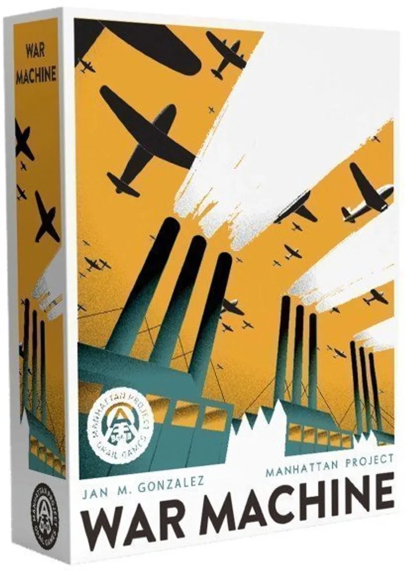 bordspel Manhattan Project War Machine strategie spel. fra Asmodee – æske