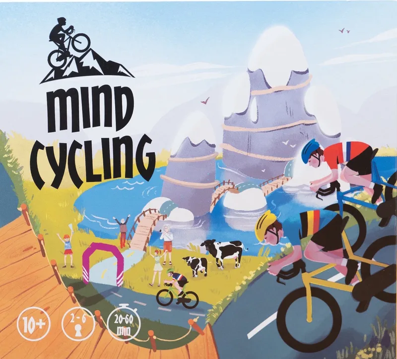 bordspel Mind Cycling - strategie en wielrennen voor 2-6 spelers. from Asmodee – box