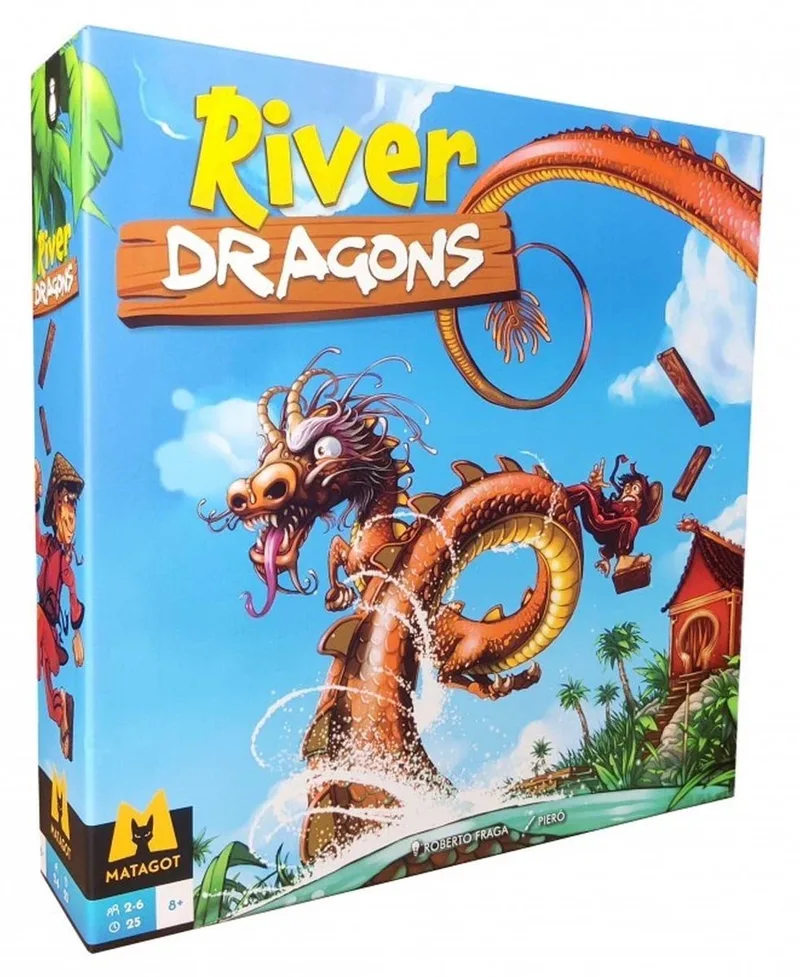bordspel River Dragons 2025 - familiespel strategie. från Asmodee – kartong