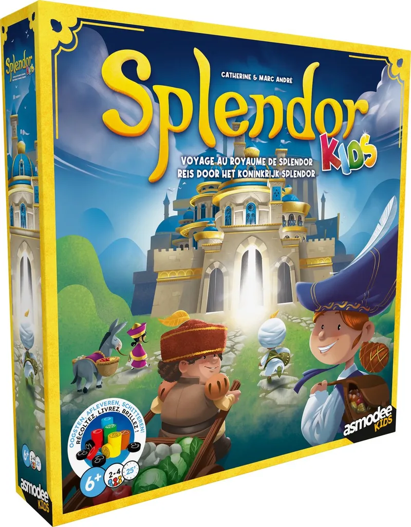 bordspel Splendor Kids - strategisch kinderspel avontuur. fra Asmodee, Meerkleurig-udgave – æske