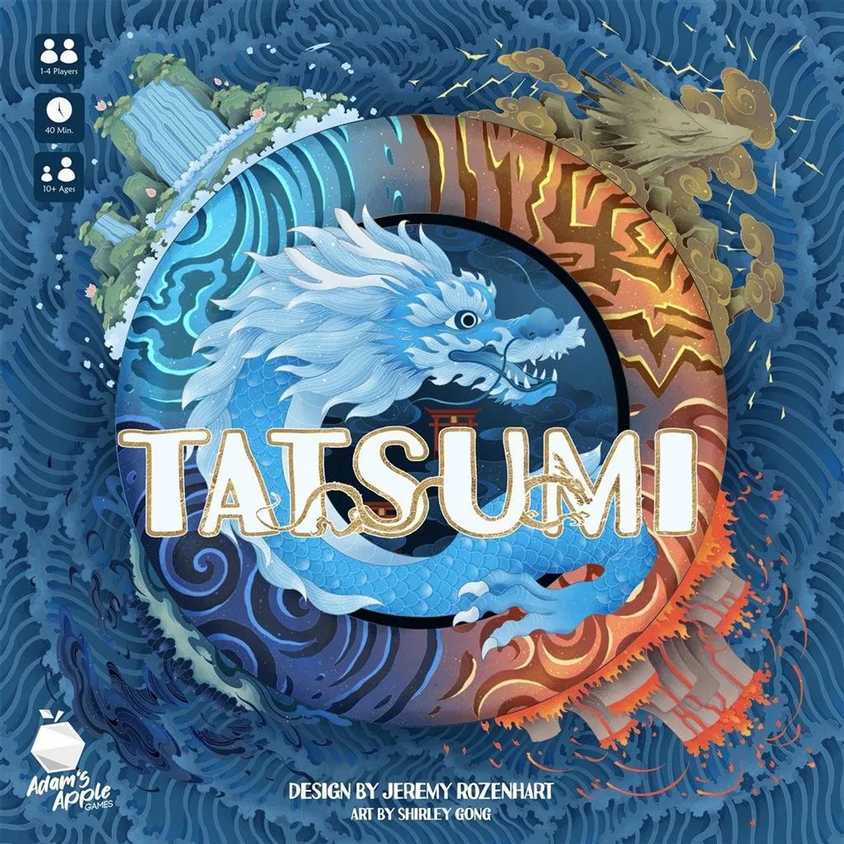 bordspel Tatsumi - strategisch drakenspel voor 1-4 spelers. de Asmodee – boîte