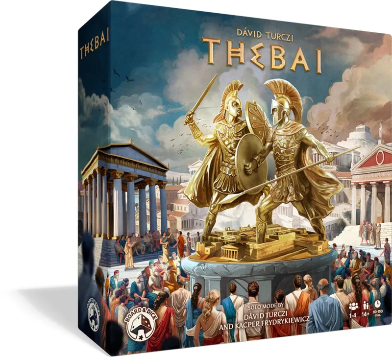 bordspel Thebai strategisch familiespel Grieks mythologie. from Asmodee – box