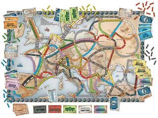 Bordspel Ticket to Ride Europa from Asmodee – box 2 of 2