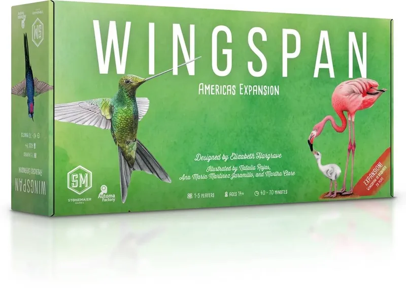 bordspel Wingspan Americas uitbreiding - strategisch kaartspel. de Asmodee – boîte