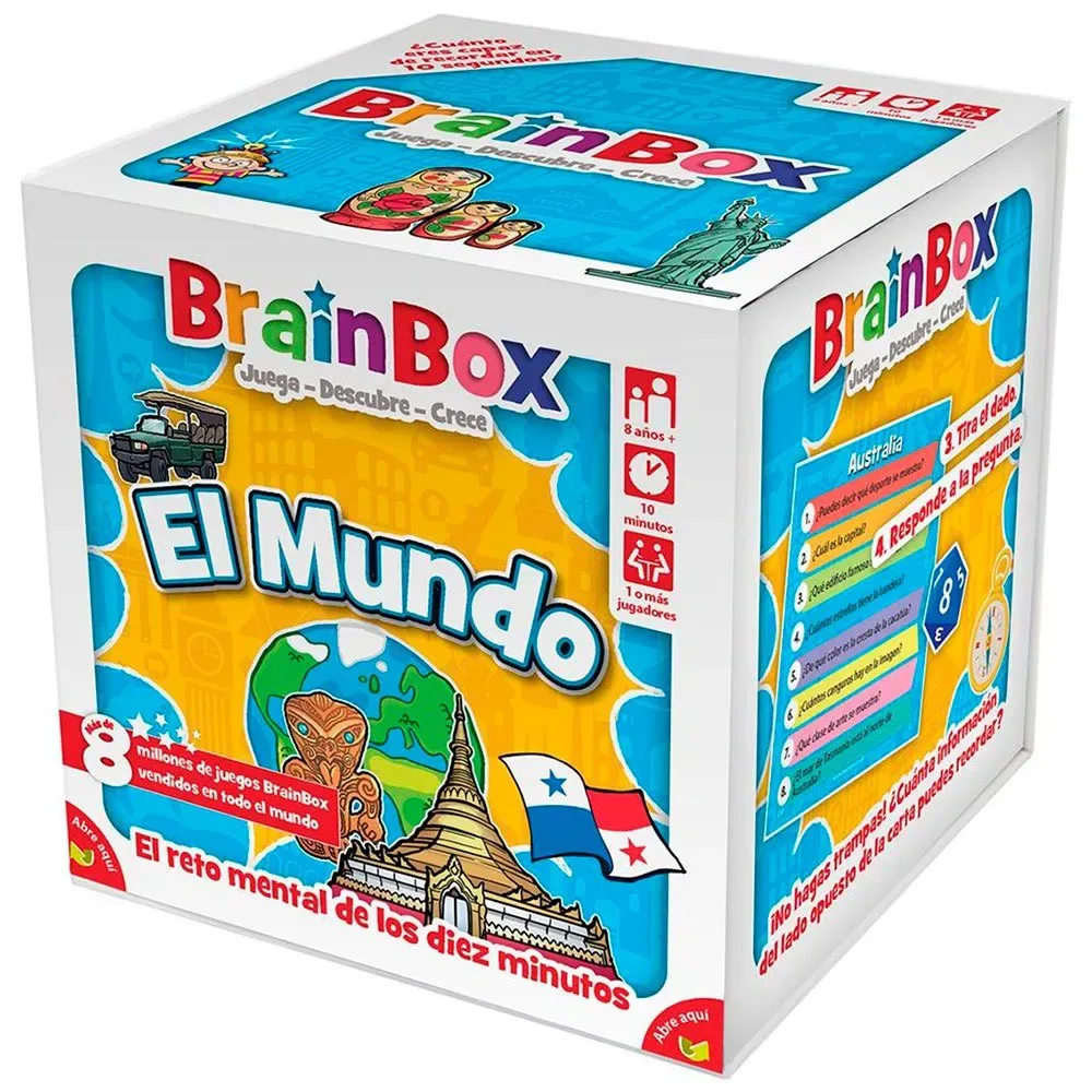 Brainbox El Mundo Bordspel Spaans från Asmodee – kartong