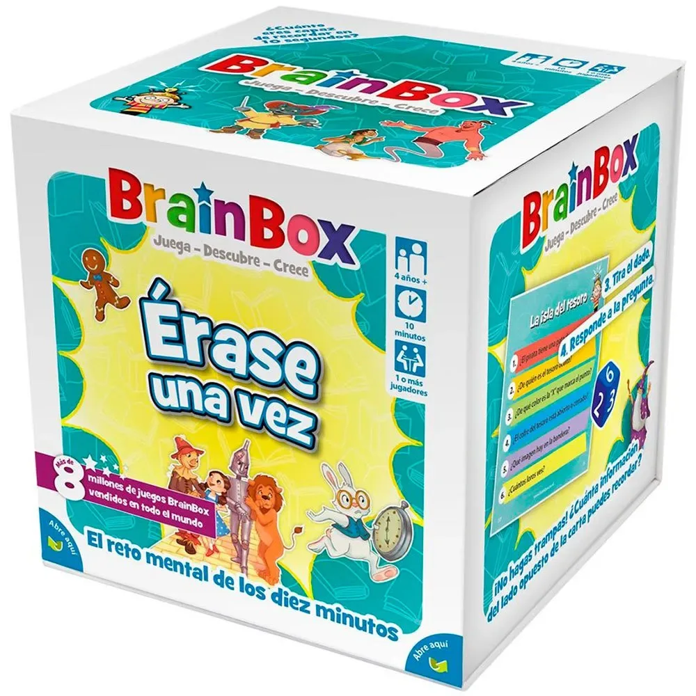 Brainbox Erase Una Vez Bordspel Spaans från Asmodee – kartong