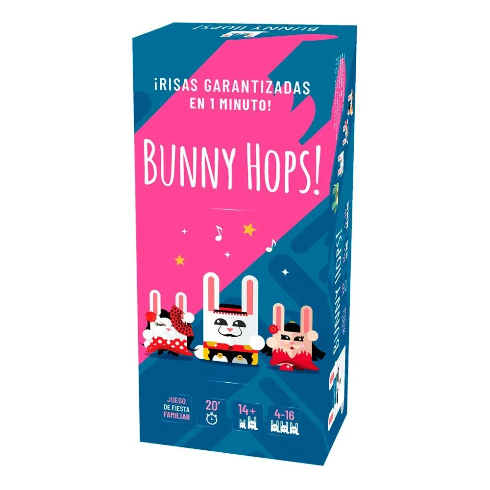 Bunny Hops Kortspel Spansk Version från Asmodee – kartong