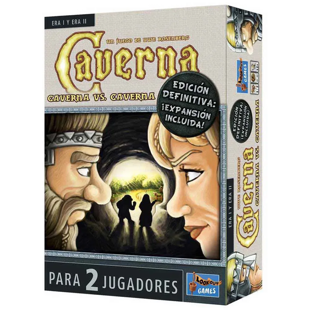 Caverna Vs Caverna Bordspel Spaanse Versie från Asmodee – kartong