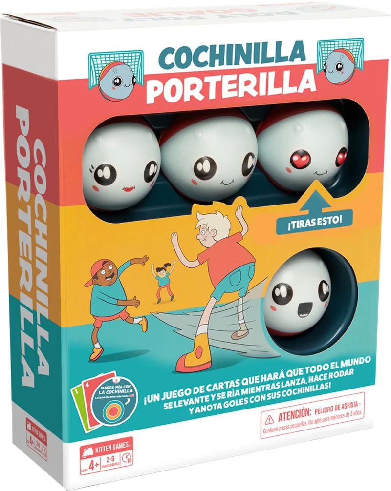 Cochinilla Porterilla Kaartspel: Lachen & Strategie voor 2-6 Spelers (vanaf 4 jaar) van Asmodee – doos