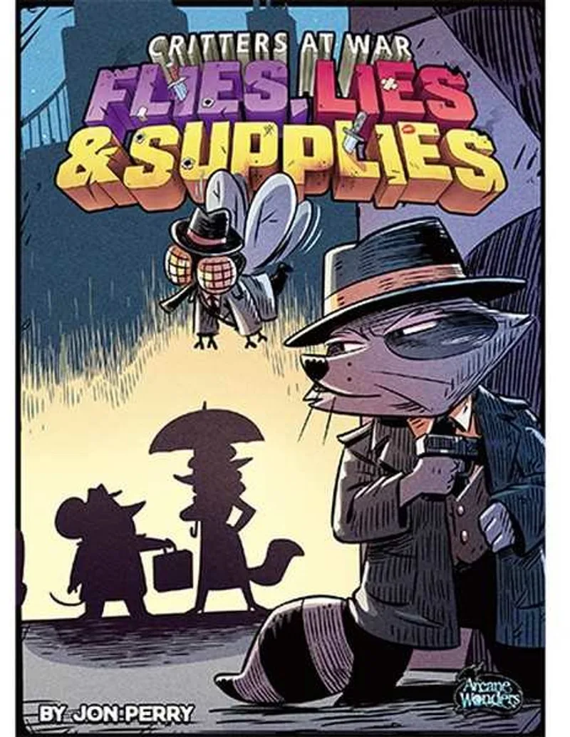 Critters At War: Flies, Lies & Supplies 20 min Bordspel de Asmodee – boîte