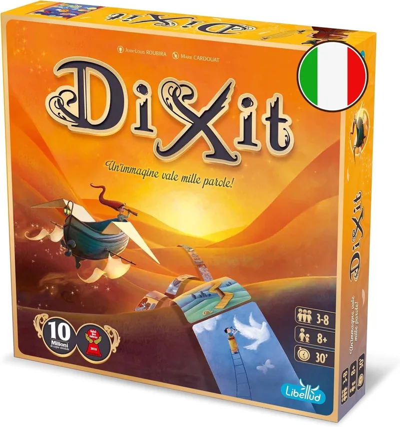 Dixit: Fantasierijk Bordspel voor Familie & Vrienden (3-8 spelers, 8+ jaar) från Asmodee – kartong